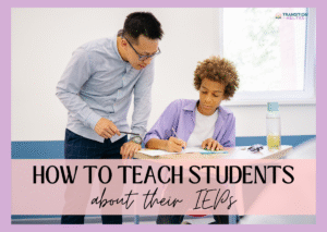 Teacher helping a student