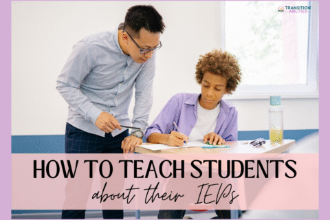 Teacher helping a student