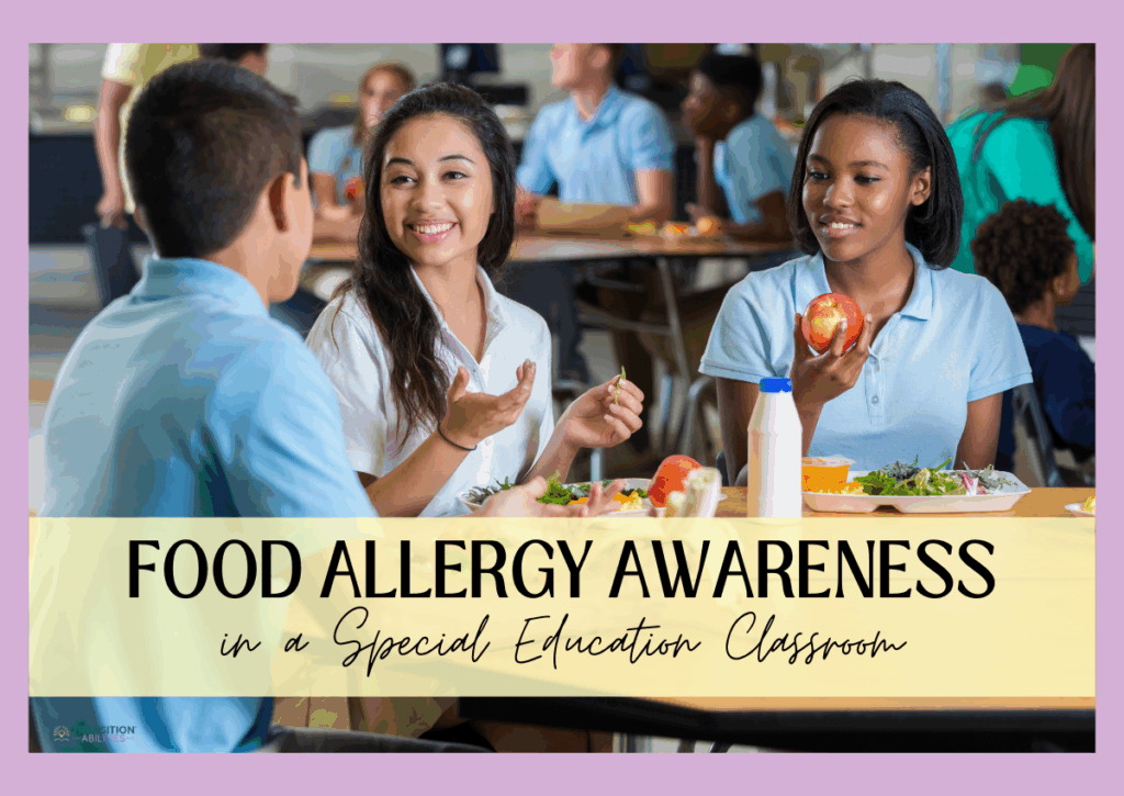 Students eating lunch together