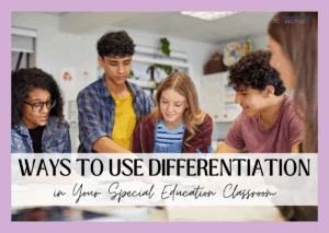 Students working together at a table